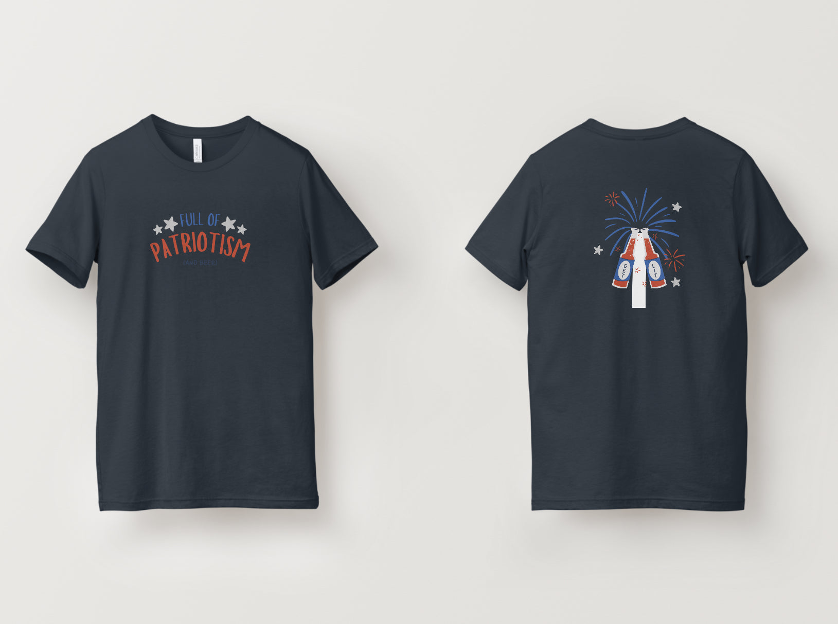 Full Of Patriotism & Beer T-Shirt