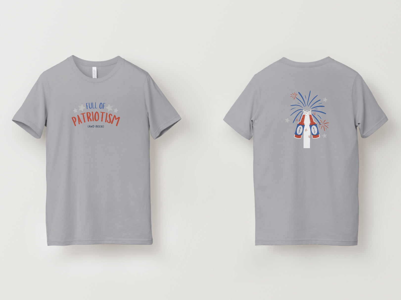 Full Of Patriotism & Beer T-Shirt