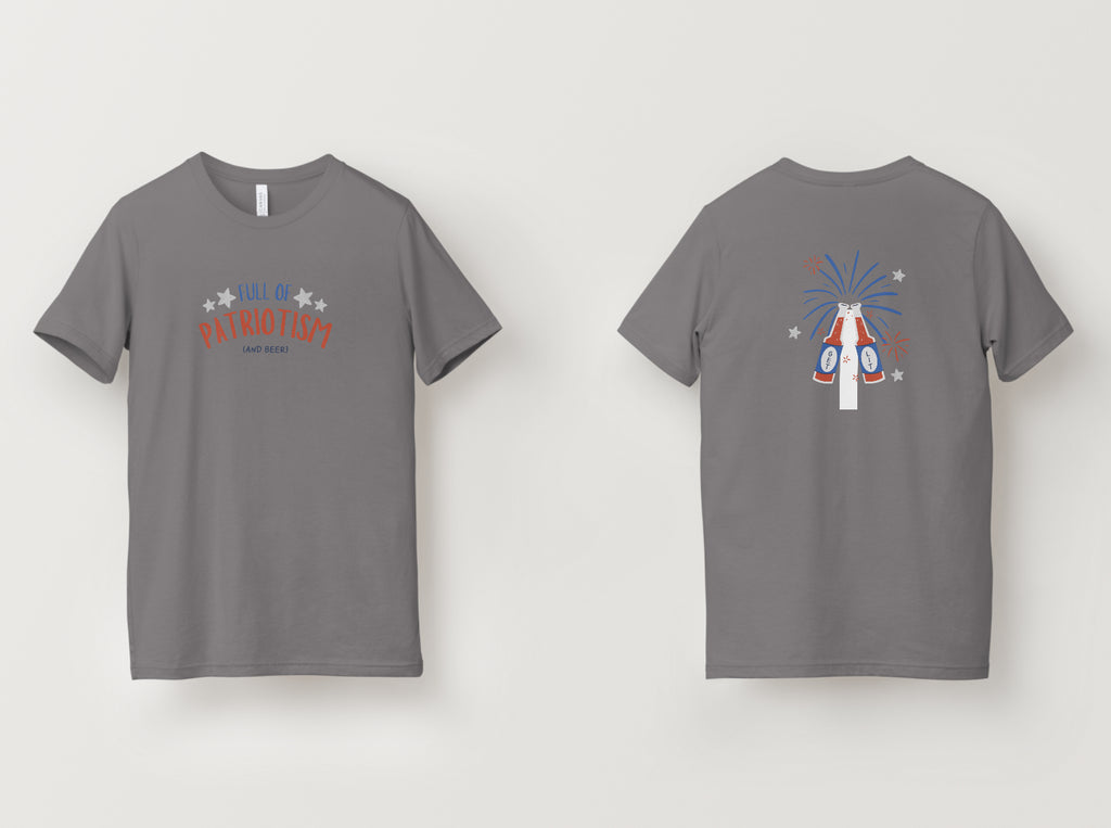 Full Of Patriotism & Beer T-Shirt