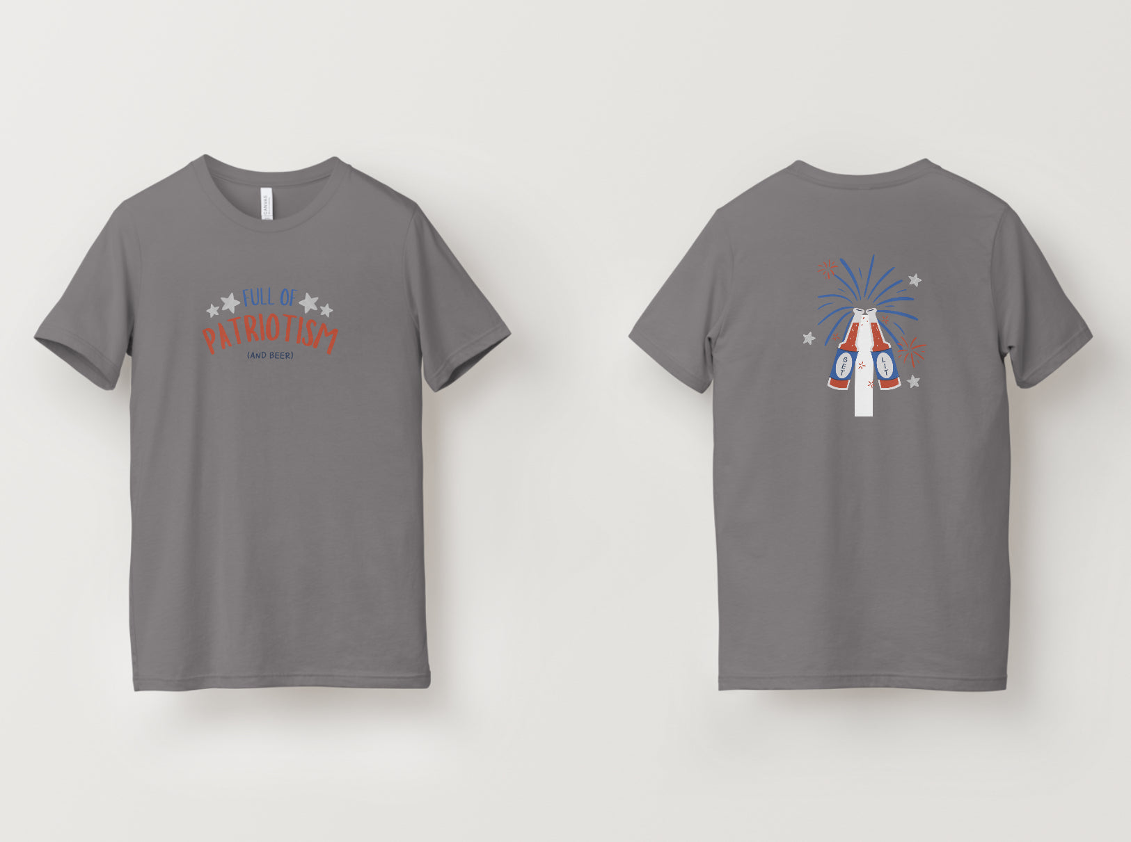 Full Of Patriotism & Beer T-Shirt